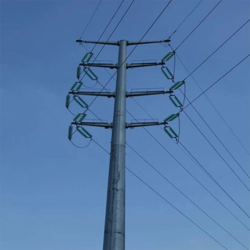 500kV-ko sare elektrikoko altzairuzko dorrea linea elektrikorako